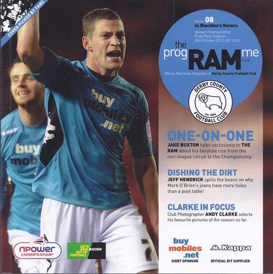 Derby County FC v Blackburn Rovers FC